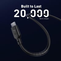 جودا - بكج كيابل جودا 3 في 1 تايب سي 1 متر + 2 متر...