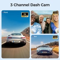 ازدوم كاميرا داش كام ثلاثية العدسات عالية الجودة 4...