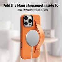 ألوت كفر حماية جلد ماج سيف مع اطار معدني للكاميرا...