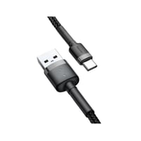 بيسوس كيبل شحن قماشي يو اس بي الى تايب سي 1متر اسو...