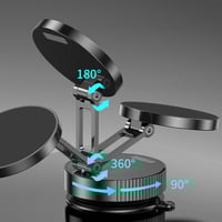 دريب ستاند جوال شفط مغناطيسي قابل للطي - اسود