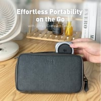 جودا منصة شحن كيوب بقوة 30 واط 3 في 1 - رمادي