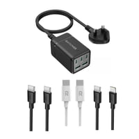 بكج السفر راف باور 4 في1- منصة شحن 5 منافذ - 3 كيا...