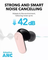 انكر ساوندكور سماعة R50i لاسلكية - وردي