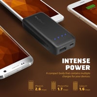 راف باور بطارية متنقلة 6700 منفذ اي سمارت - أسود