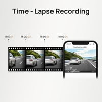 70mai داش كام كاميرا سيارة على الزجاج M300 - رمادي...