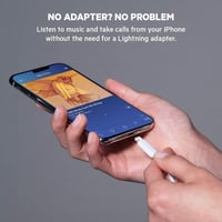 بيلكن سماعة أذن سلكية مدخل ايفون - ابيض