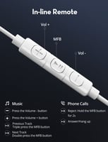 راف باور سماعة سلك للايفون