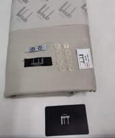 قماش دنهل صيفي لون زيتي