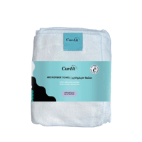 منشفة مايكروفايبر للشعر -بيضاء