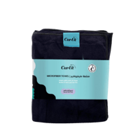 منشفة مايكروفايبر للشعر - سوداء