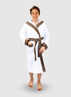 روب استحمام أطفال بغطاء رأس