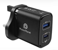 شاحن جداري منفذين USB+PD ـ 30 واط من فون بلانت