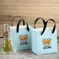 كيس ميني موسكينو سماوي درزن(عدد12قطعة)