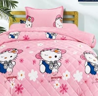 مفرش أطفال شتوي وجهين فرو ناعم – كيتي وردي – موديل...