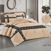 مفرش سدو تراثي بيج فاخر بخامة مايكروفايبر – موديل...