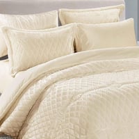 طقم لحاف شتوي ART مزدوج | لون كريمي