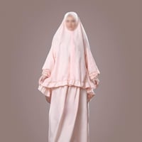 طقم شرشف صلاة دانتيل قطعتين