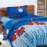 مفرش أطفال مخمل مضغوط 3 قطع – أزرق سبايدر مان كرتو...