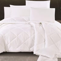 طقم لحاف فندقي قطن 100% مزدوج | كريمي 4