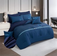 مفرش سليب كلاسيك | كحلي