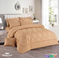 طقم مفرش نفرين Dayou-كافيه| 8 قطع