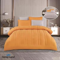 مفرش سرير سادة وجهين مزدوج