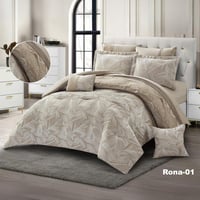 مفرش عرايسي جاكار رونا – نقشة أوراق فاخرة | موديل...