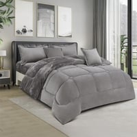 طقم لحاف شتوي نفرين فرو مخمل ناعم | موديل cmpb-007