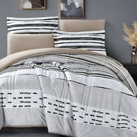 KANGA | طقم لحاف نفر ونص | وجهين سادة فاخر موديل 3...