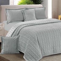 دايسن | مفرش شتوي نفر ونص | لون رمادي فاتح