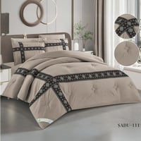 مفرش سدو تراثي رملي فاخر بخامة مايكروفايبر – موديل...