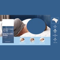 وسادة A.S الطبية للنوم بجميع الوضعيات