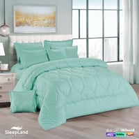 طقم مفرش نفرين Dayou-تركوازي | 8 قطع