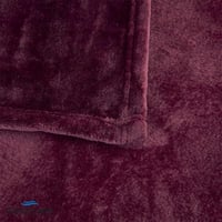 بطانية ساندي مخمل عنابي نفرين