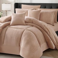 طقم لحاف وود غرين MMN | شتوي مزدوج | 8قطع | لون كا...