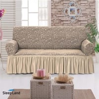 تلبيسة كنب مقعد ثلاثي