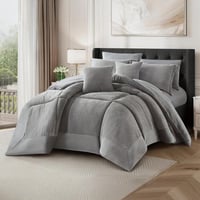 طقم لحاف وود غرين MMN | شتوي مزدوج | 8قطع | لون رم...