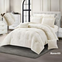 مفرش عرايسي جاكار رونا – نقشة أوراق فاخرة | موديل...