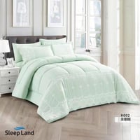 مفرش عرايسي دانتيل ملكي رصاصي فاتح