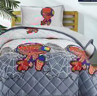 مفرش أطفال شتوي وجهين فرو ومخمل ناعم 3 قطع – سبايد...