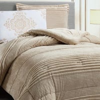 طقم لحاف آرام | شتوي نفر ونص | موديل oni-11|لون بي...