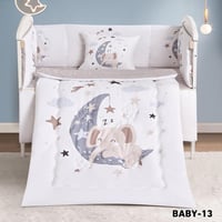 مفرش أطفال حواجز مايكروفايبر | 5 قطع