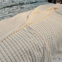 بطانية فلانو روشينا فاخرة وجهين 1900 غ | مخمل فرو...