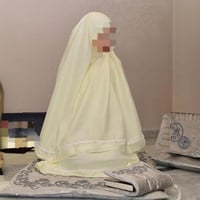 طقم شرشف صلاة دانتيل قطعتين