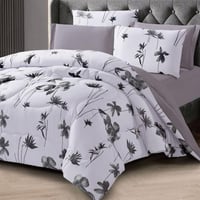 ميرا | طقم لحاف وجهين مشجر سادة | موديل mira-07