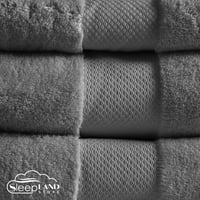 منشفة قطنية لون رمادي