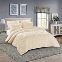 طقم لحاف شتوي ART مزدوج | لون كريمي