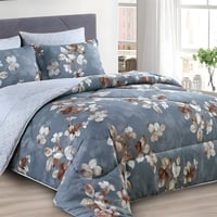 فلورينا | طقم مفرش صيفي مشجر + هدية مخدتين | موديل...