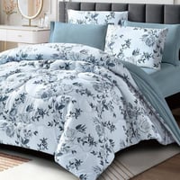 ميرا | طقم لحاف وجهين مشجر سادة | موديل mira-08